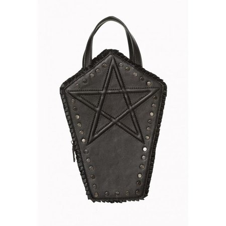 Malice Spider Web Large Bowler Bag by Banned Apparel