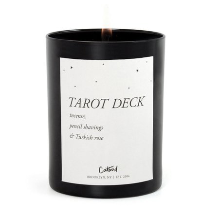 Catbird, Tarot Deck Candle