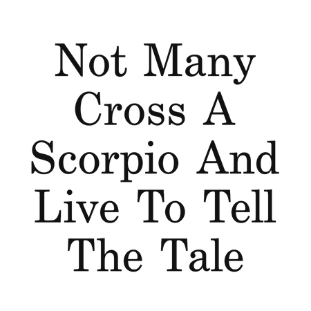 Cross A Scorpio Text