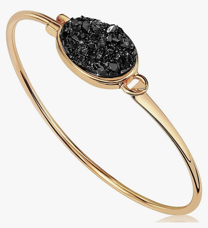 black geode bracelet