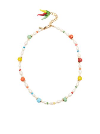 Éliou Tiby 16 Beaded Pearl Necklace - Farfetch