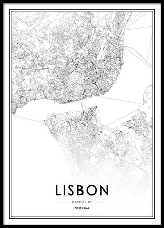 Lisbon Map (50x70)