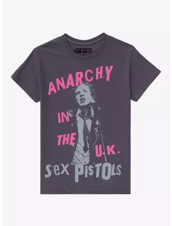 Sex Pistols Anarchy In The UK Johnny Rotten Boyfriend Fit Girls T-Shirt | Hot Topic