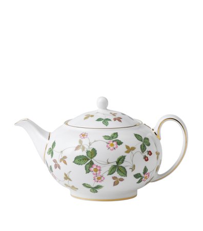 Wedgwood Wild Strawberry Tea Pot | Harrods.com