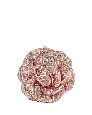 Judith Leiber Couture rose-shaped clutch bag