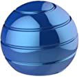 Amazon.com: CaLeQi Desktop Ball Transfer Gyro Aluminum Alloy Kinetic Desk Toy Stress Relief Office Executive Gadgets Metal Ball Full Disassembly Rotary Decompression Toy-Small (Blue): Toys & Games