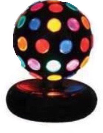 rotating disco ball