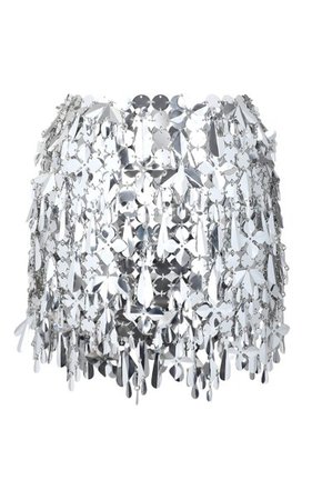 Metallic Mini Skirt By Paco Rabanne | Moda Operandi