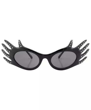 DIVINE black/SD vintage 80s sunglasses for women | Giant Vintage Sunglasses