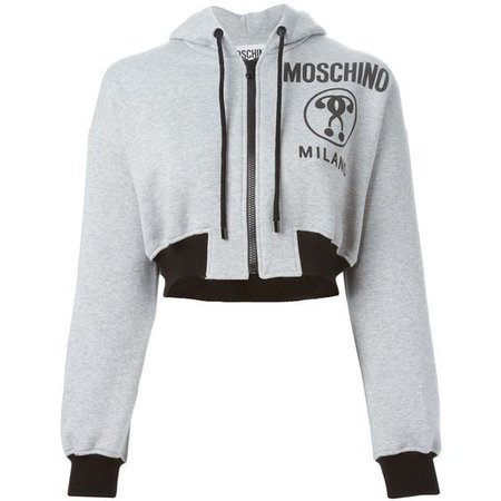 Moschino Cropped Hoodie ($215)