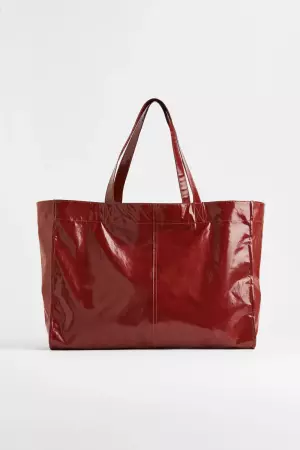 Large Shopper - Rust brown - Ladies | H&M CA