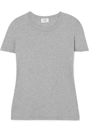 RE/DONE | + Hanes 1960s cotton-jersey T-shirt | NET-A-PORTER.COM
