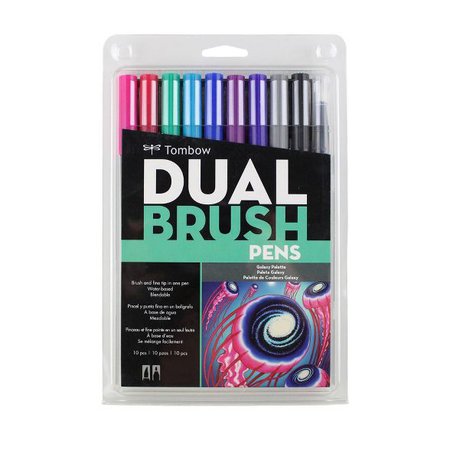 Tombow 10ct Dual Brush Pen Art Markers - Galaxy : Target