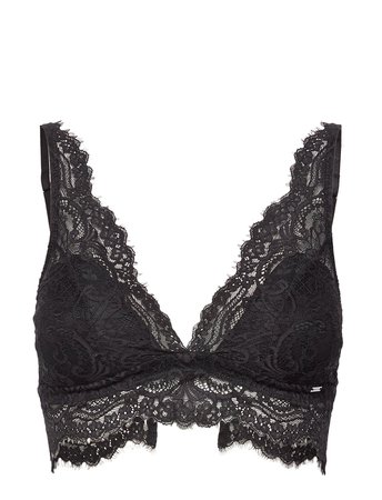 Bra Bralette In Smilla Lace (Black) (299 kr) - Lindex - | Boozt.com