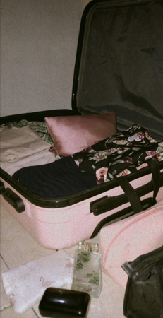 packed suitcases