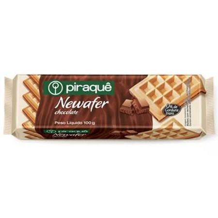 Biscoito Newafer Chocolate Piraque - docemalu