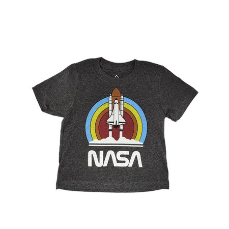 NASA - Toddler Boys NASA Spaceship T-Shirt Rainbow Space Shuttle Rocket - Walmart.com - Walmart.com