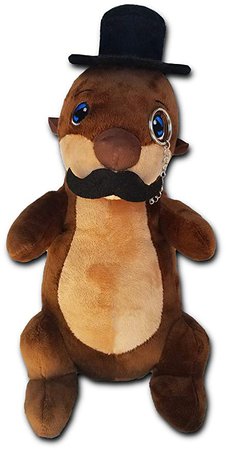 Amazon.com: Fancy Friends Plush Stuffed Otter: Cute & Unique Fancy Toy Plush with Mustache, Top Hat, and Monocle for Children or Adults. Perfect Party Gift or Bedtime Friend for Boys & Girls - 14 Inches Tall: Toys & Games