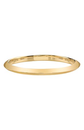 Lizzie Mandler Fine Jewelry Petite Knife Edge Band Ring | Nordstrom
