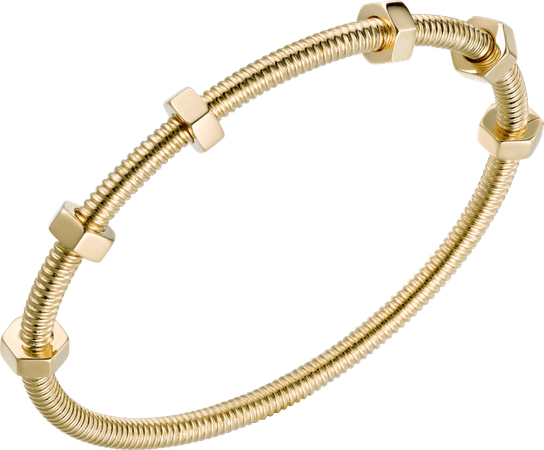 CRB6063817 - Ecrou de Cartier bracelet - Yellow gold - Cartier