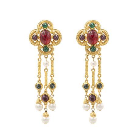 Tudores Collection | Christopher Earrings | Ben-Amun Jewelry | Ben-Amun