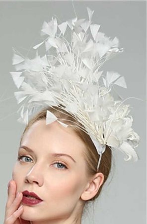 light in the box feather fascinator