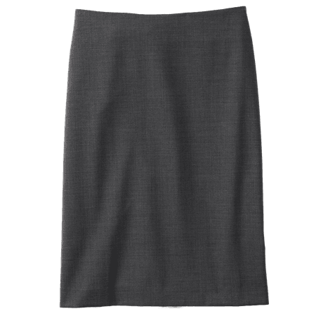 grey pencil skirt