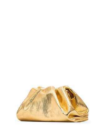 gold bottega veneta pouch