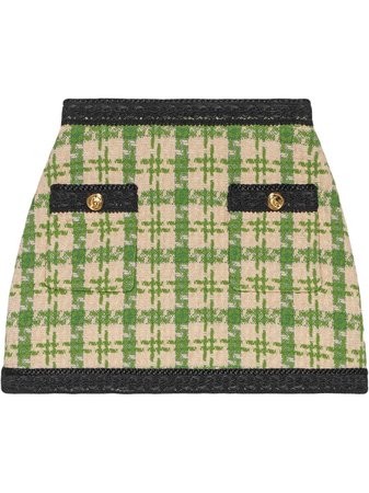 Gucci Houndstooth mini skirt £890 - Buy Online - Mobile Friendly, Fast Delivery