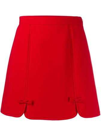 Miu Miu bow-detailed Mini Skirt - Farfetch