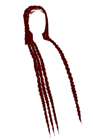 Yori’s red hair braids