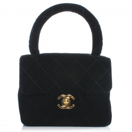 Chanel Velvet Mini Kelly Flap Bag $6,425