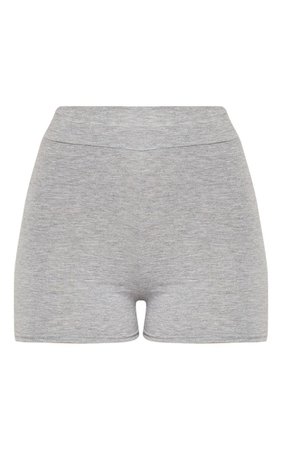 Basic Grey High Waisted Shorts | Shorts | PrettyLittleThing