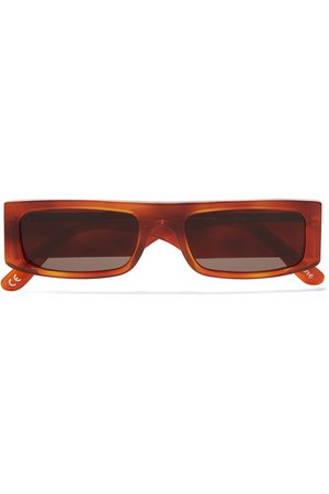 Andy Wolf | Hume square-frame tortoiseshell acetate sunglasses | NET-A-PORTER.COM