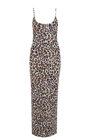 Plus Jess Leopard Print Strappy Maxi Dress | Boohoo
