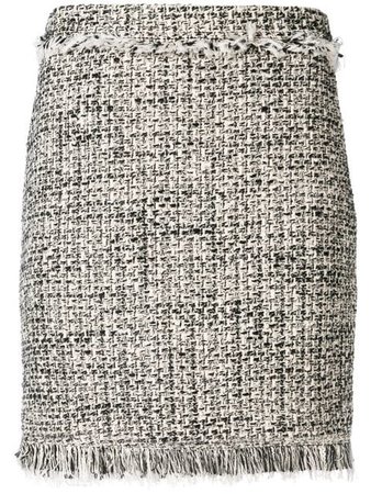 Twin-Set frayed bouclé skirt $177 - Buy SS19 Online - Fast Global Delivery, Price