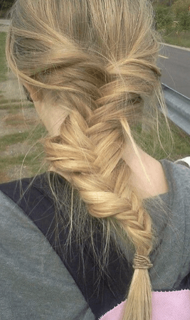 blonde braid