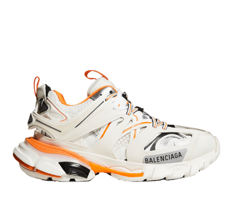 Balenciaga Track Shoes Orange And White
