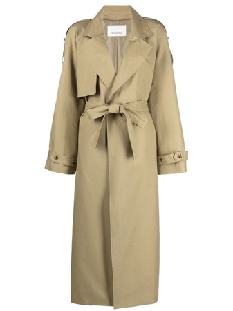 Frankie Shop Suzanne Long Trench Coat - Farfetch