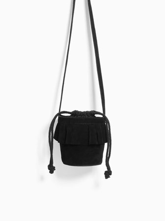 RUFFLED LEATHER BASKET BAG - View All-BAGS AND BACKPACKS-GIRL | 5 - 14 years-KIDS | ZARA United States