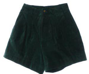 green velvet shorts