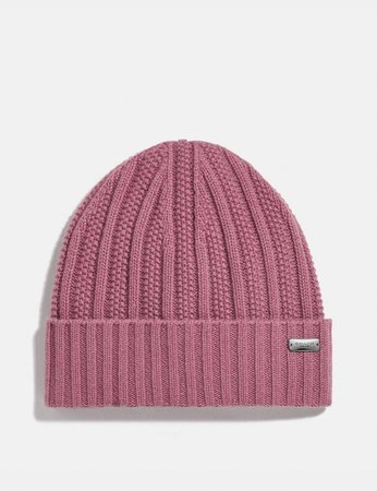 coach cashmere winter hat