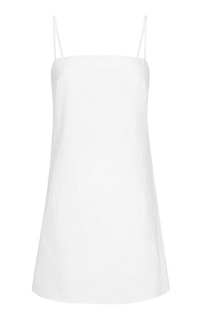 Anzu Linen-Blend Mini Dress by St. Agni | Moda Operandi
