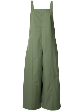 Green G.v.g.v. Lace-Up Dungarees For Women | Farfetch.com