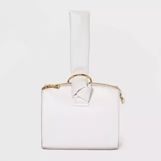 Zip Closure Clutch - A New Day™ Ivory : Target
