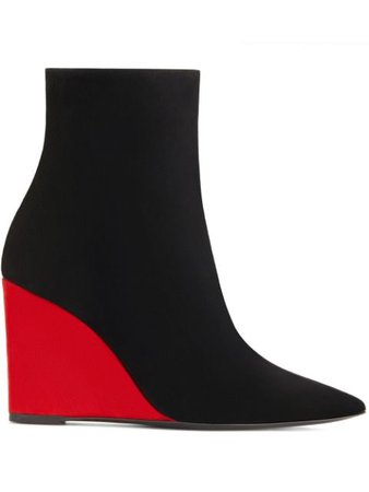 Giuseppe Zanotti Kristen Pop boots black & red I970033001 - Farfetch
