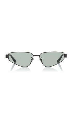 Square-Frame Metal Sunglasses By Balenciaga | Moda Operandi
