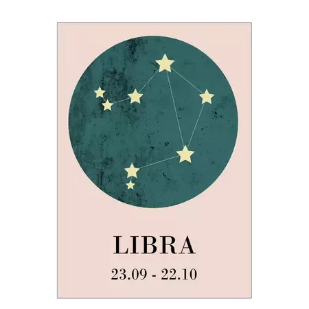 Zodiac sign - Libra - Posters - Permild & Rosengreen