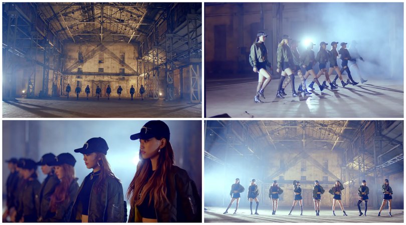 Wanna Be (Bad Girls) MV Group Scene 1