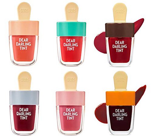 Amazon.com : [Etude House] Dear Darling Water Gel Tint 4.5g /Ice Cream-Summer Edition (#6 Colors SET) : Beauty